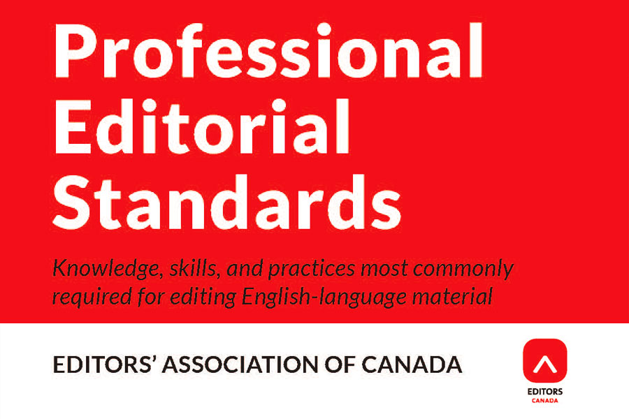 استانداردهای حرفه‌ای ویرایش | انجمن ویراستاران کانادا | ویراست ۲۰۱۶